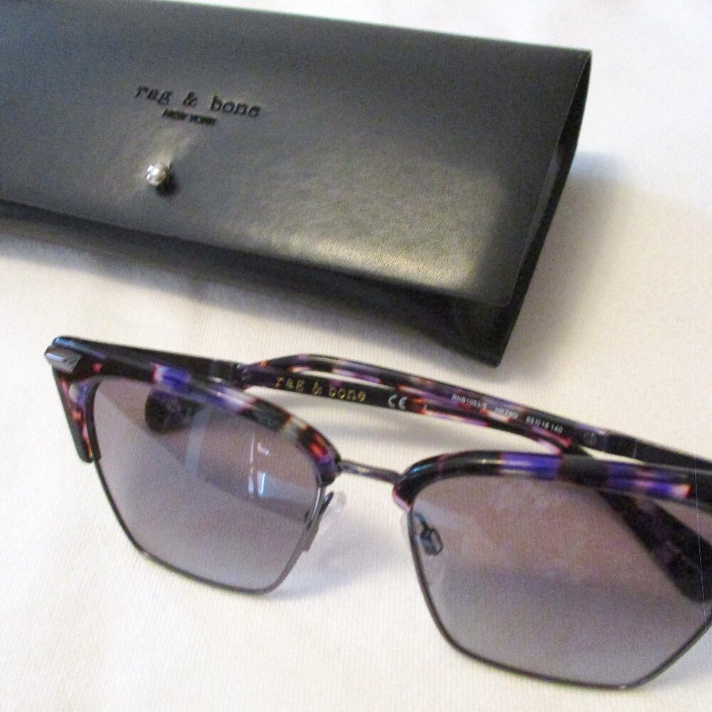 NEW Rag & Bone Cat Eye Sunglasses NWOT New in Case